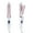 White, variant on Mini Curling Iron for Short Hair - Small Travel Curling Iron with Dual Voltage, Ceramic Barrel, 5 Heat Settings, 60 Min Auto-Off, Portable Curling Wand for Versatile Styling (3/4 inch)