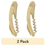 (2 pack) Thyme & Table Gold Waiter's Wine Corkscrew