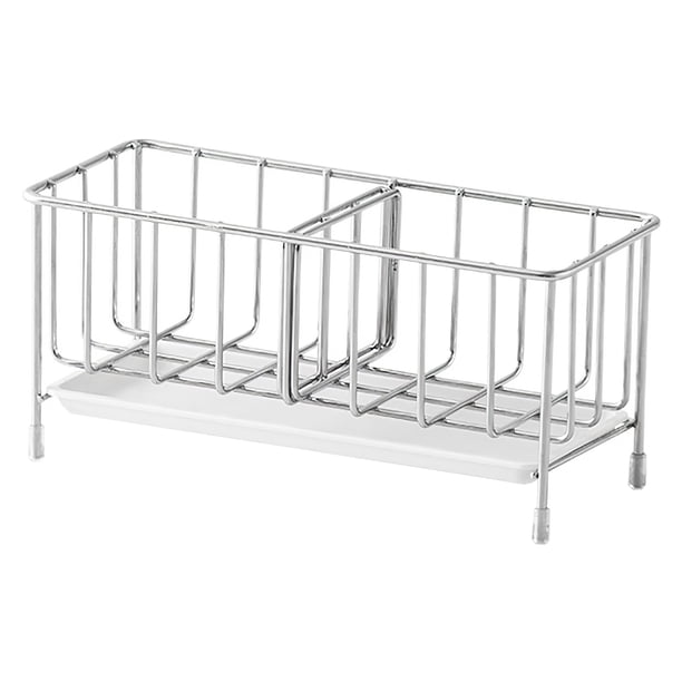 Soporte De Esponja De Acero Inoxidable 304, Organizador Multifuncional Para Fregadero De Cocina, Bandeja Para Fregadero, Escurridor, Cepillo, Soporte Para Jabón Para Cocina Monstrate HA017200-00