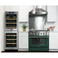 thumbnail image 3 of Kucht Professional 36" Modern Stainless Steel Propane Gas Range in Green/Silver, 3 of 11