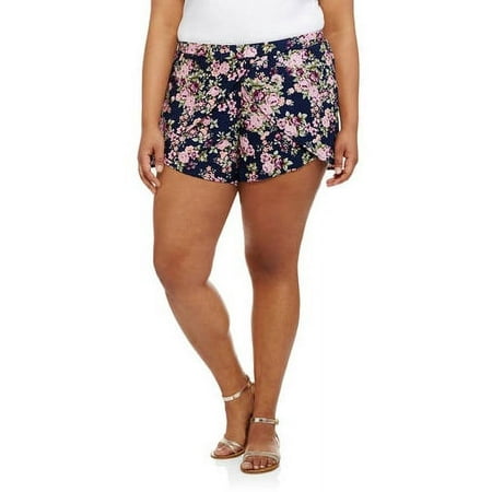 Junior Plus Wrap Front Short