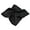 Black, variant on Premium 100% Pure Mulberry Silk Solid Pocket Square Handkerchief Scarf 13.5"