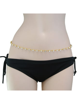 Body Chain Layered Crystal Bra Gold Harness Shiny Luxury Fashion