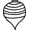 Brown, variant on Printtoo Spinning Top Design Square Wooden Rubber Stamp Craft Textile Block-5 x 5 Inches