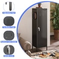 thumbnail image 4 of Gaeanet Metal Storage Locker for Employees with Towel Rack,Pegboards,54" H Steel Locker with Lock & 1 Shelf for School Office Gym Bedroom,Assembly Required,Black, 4 of 10