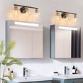 thumbnail image 5 of Vanity Lights for Bathroom 3 Lights Industrial Wall Mounted Mirror Wall Lights with Glass Cover, 5 of 5