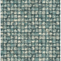 Advantage Kingsley Blue Tiled Wallpaper