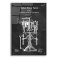 thumbnail image 1 of Epic Art 'Bottling Beer Machine Blueprint Patent Chalkboard,' Acrylic Glass Wall Art, 24"x36", 1 of 3