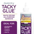 thumbnail image 2 of Aleene's Quick Dry Tacky Glue, All-Purpose Adhesive, Quick Drying and Fast Tacking, 8 fl oz, 2 of 3