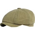 thumbnail image 3 of CoCopeaunts Octagonal Newsboy Cap Cotton Beret Hats for Men Spring Summer Retro Flat Ivy Hat Casual Newsboy Hats for Women, 3 of 7