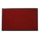 thumbnail image 1 of Alfombra de entrada de PVC con diseño de doble raya, lavable, para interior y exterior, de perfil bajo, con raspador de zapatos (rojo oscuro), 40 x 60 cm, 1 of 5