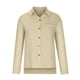 thumbnail image 4 of Umfun - Blusa informal de manga larga con botones para mujer, estilo informal, con cuello en V, holgada, con solapa y bolsillo, color beige, talla 4XL, 4 of 5