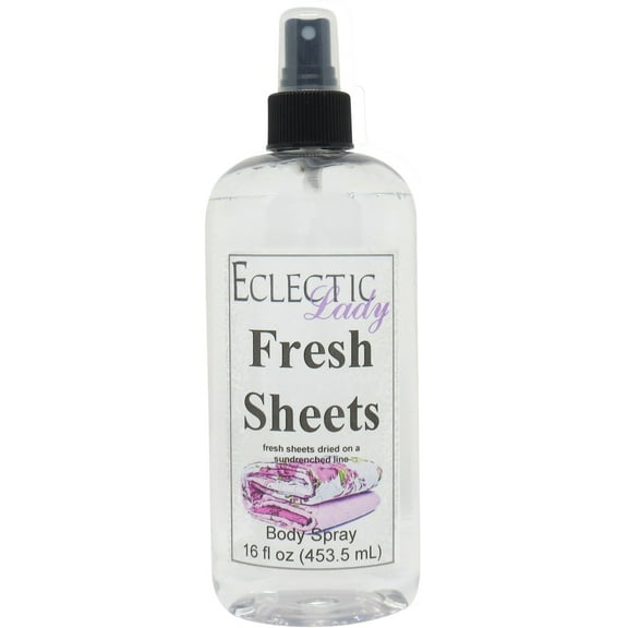 Fresh Sheets Body Spray, Eclectic Lady, Hydrating Mist, Unisex, 16 oz