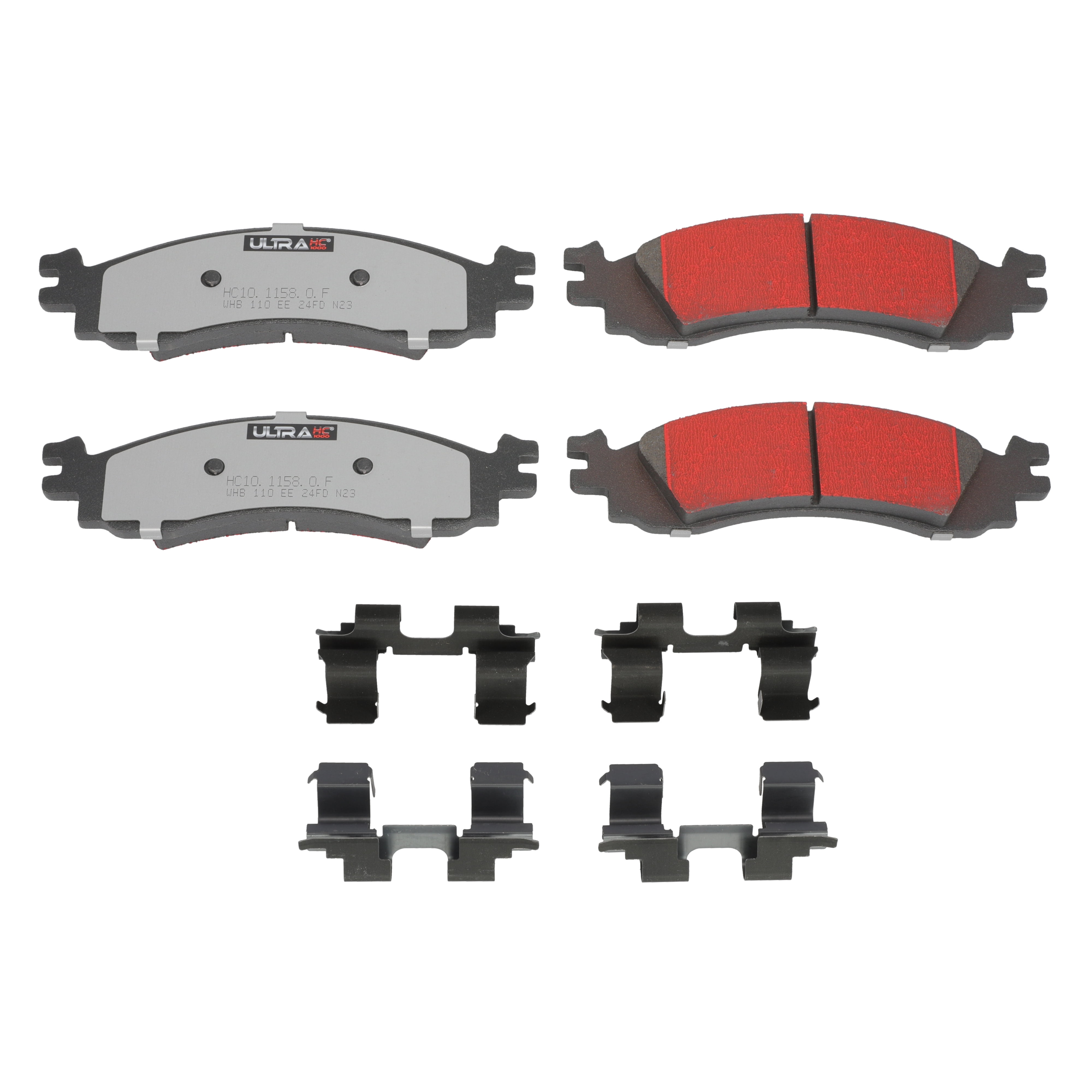 Ultra HC 1000 Brake Pad Set, Front HC10.1158.0.F, Ford Explorer 2010-2006