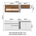 thumbnail image 3 of Cocina Integral Modular Madesa Glamy 220cm MB, 3 of 5