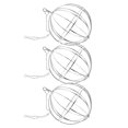 thumbnail image 1 of BESTYASH 3Ud Soporte Colgante Para Materiales De Anidación De Colibrí En Malla Metálica Plateada, 1 of 8