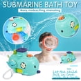 thumbnail image 1 of XWSHYW Juguetes para Niños Pequeños Juguetes de Baño Submarinos para Niños, Aspersores de Baño, Juguetes Acuáticos, 1 of 6