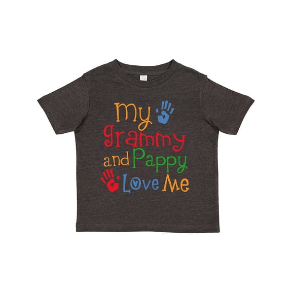 Inktastic Grammy and Pappy Love Me Boys or Girls Toddler T-Shirt