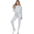 thumbnail image 4 of White Mark Women's 2 Piece Lounge Set, 4 of 11