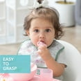thumbnail image 3 of Bumkins Baby Feeding Chewtensils, Training Fork and Spoon Set, Utensils Ages 6 Mos+ (Pink), 3 of 7