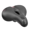 thumbnail image 1 of Asiento para bicicleta urbana negro con rojo antiprostatico WL-191E-6 255X220mm Mariluz rojo, 1 of 6