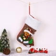 thumbnail image 6 of Zmeidao Mini Christmas Stockings Bulk, Christmas Stockings Santa Claus Snowman Reindeer Bear Candy Xmas Hanging Stockings for Christmas Tree Ornament Decorations Gift Holder 12.2", 6 of 6