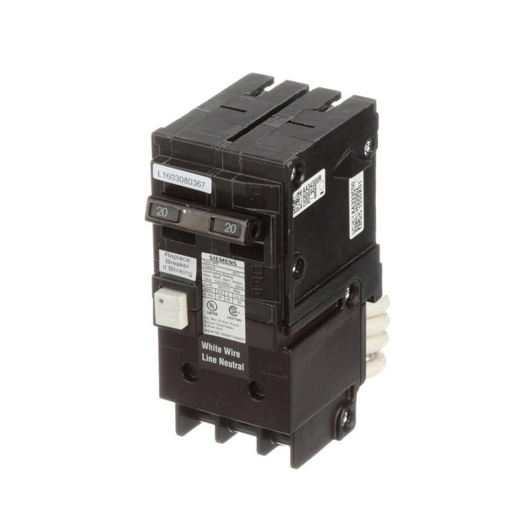 20 Amp Double Pole Type QPF2 GFCI Circuit Breaker 20 Amp Double Pole Type QPF2 GFCI Circuit Breaker