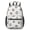 Hedgehog and Basket White Pattern, variant on Hedgehog and Buttercup Cream Pattern 17" Waterproof Oxford School Backpacks for Teens, S-Shape Padded Straps, for School, Travel, Hiking, Camping