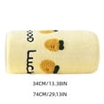 thumbnail image 3 of Kyusrd Velvet Hand Towels for Bathroom,Cotton Soft Absorbent Decorative Hand Towel for Face Spa Bath Gym Kitchen,Yellow,34x74cm, 3 of 6