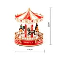 thumbnail image 2 of Elainilye Glowing Music Carousel Christmas Ornament for Tree Decoration Gift Idea and Holiday Ambiance, 2 of 9