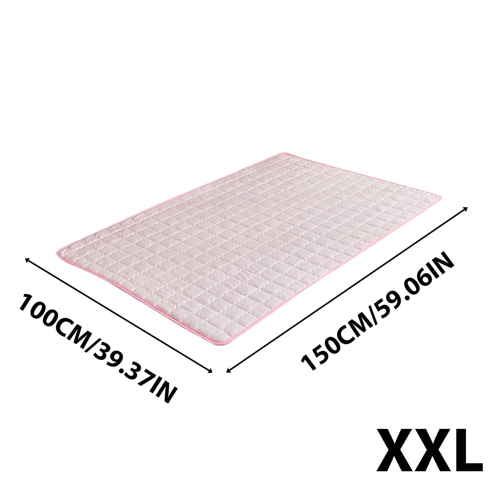 Extra Large Dog Cooling Mat Giant Pet Cooling Pad XXL Ice Silk Mat Jumbo Cooling Mat for Multiple Pets 59x39 Inches Huge Dog Bed Mat Non-Slip Cooling Surface