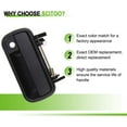 thumbnail image 3 of SCITOO Door Handle Exterior Front Passenger Side Replacement fit for 1989-1995 for Toyota Pickup 1989-1997 for Toyota 4Runner Black, 3 of 4