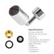 thumbnail image 2 of Toystoory Filtro de salpicaduras giratorio Grifo de agua Ajustable Ampliamente utilizado Extensor de agua Fácil de usar Grifo de ahorro de agua Grifo de Accesorios de baño Toystoory HA026460-00, 2 of 6