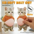 thumbnail image 3 of Cute 3D Cat Stickers With 3D Stomach Design Super Soft Silicone Anti Collision Decorative Fun Stickers Suitable for Party Favors and Phone Case for Adults, 3 of 8