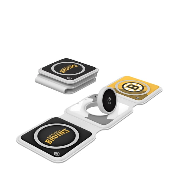 Keyscaper Boston Bruins 3-in-1 Foldable Charger