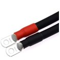 thumbnail image 3 of 2PC 2 AWG Gauge Battery Power Inerter Cables,Tinned Copper Terminal,Good for Solar,Auto,R,Motorcycle,Car& Marine (8 Inch,5/16 Lugs), 3 of 4