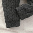 thumbnail image 6 of Toddler Baby Boys Girls Solid Jumpsuit Cute Rabbit Ears Winter Thick Warm Romper Newborn Infant Cotton Long Sleeve Jackets Gray 0-3 Months, 6 of 7