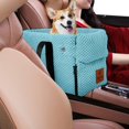 thumbnail image 4 of Seguridad Perro Asiento Strap Strap Detachable portátil portátil portátil Lavable portátil para Babros Box Perrito Medium Perrito Cat - Azul Colco Asiento de coche de cachorro, 4 of 8