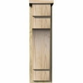 thumbnail image 2 of 8"W x 12"D x 28"H Mediterranean Rough Sawn Corbel w/Backplate, Douglas Fir, 2 of 9
