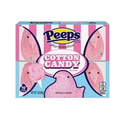PEEPS, Cotton Candy Flavored Marshmallow Chicks, 10 Count. (3.0 Ounces.)