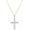 Gold, variant on 14K Gold Plated Cross Necklace for Women Silver Gold Pink Cubic Zirconia Cross Pendant Necklace for Dainty Cross Chain Necklace Trendy Jewelry Gifts