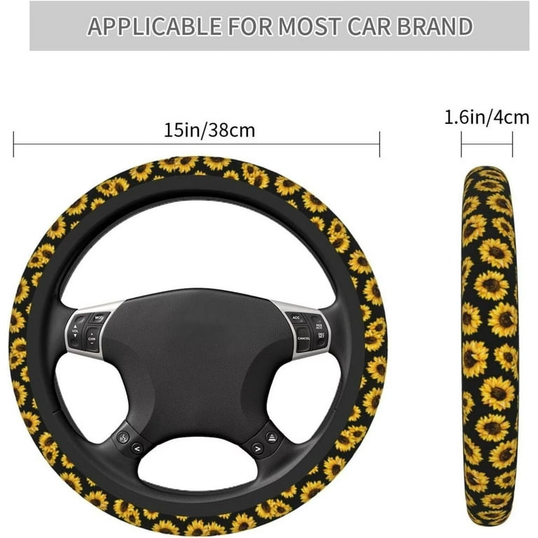Sunflower steering wheel cover outlet