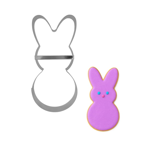 Marshmallow Bunny Body Cookie Cutter 8 inches H4022 - The Cookie Cutter Shop - Tin Plated Steel Cookie Cutter