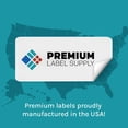 thumbnail image 2 of Etiquetas adhesivas transparentes brillantes Premium Label Supply 7,6 x 5 cm, 2 of 2