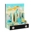 thumbnail image 1 of Bloc-Notes 3D, Calendrier Urbain 3D 2026, Bloc-Notes en Papier Architecture Urbaine Tridimensionnelle, Pièce à Découper, 1 of 1