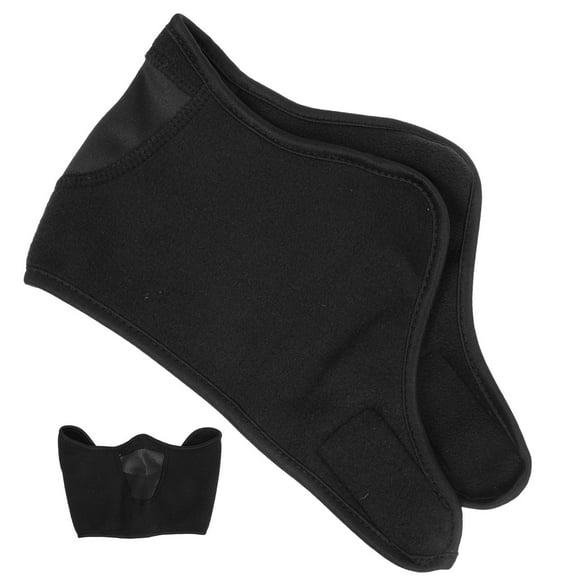 ELAYARD Protective Neck Gaiter Black Windproof Facial Cover for Outdoor Riding and Cold Weather