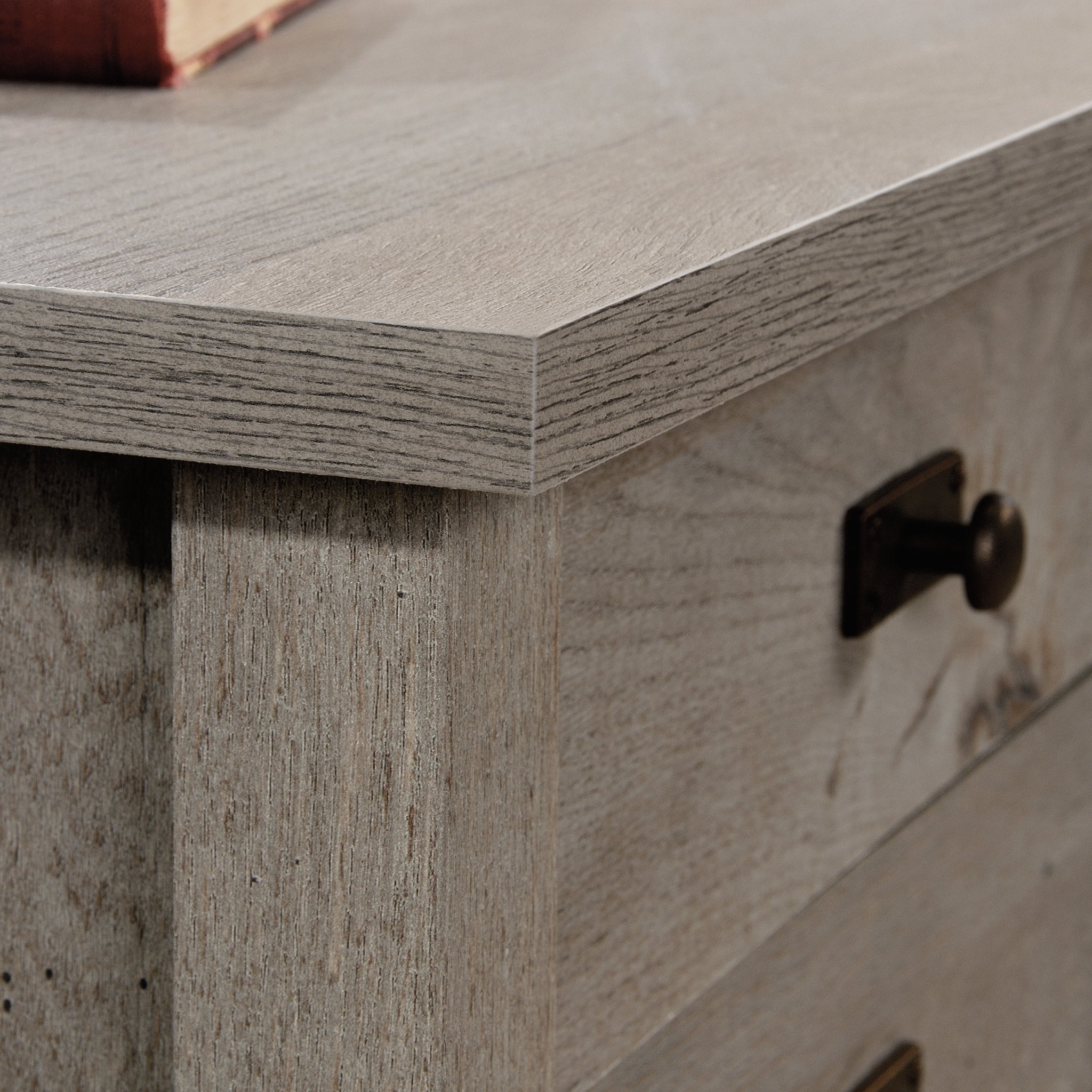 Sauder Cottage Road L-Shaped Desk, Mystic Oak Finish