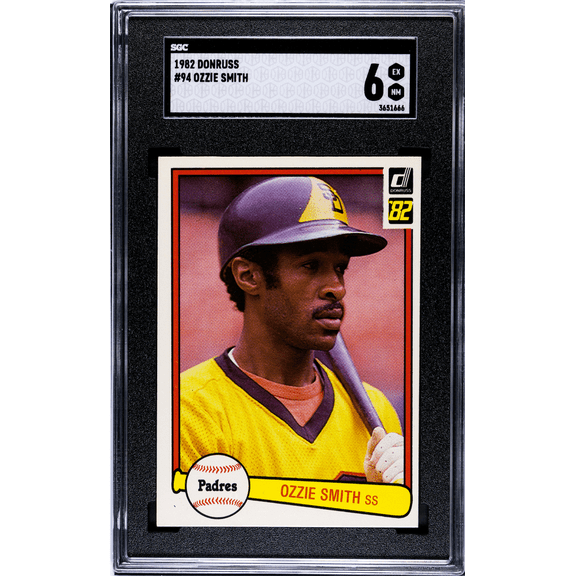 1982 Donruss Ozzie Smith #94 SGC 6