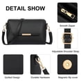 thumbnail image 6 of FALAN MULE Small Crossbody Bag for Women Leather Shoulder Purse Lightweight Handbag with Adjustable Strap, 6 of 6
