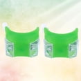 thumbnail image 4 of EeaseCA 4 PCS LED Front Light Silicone Bike Rear Light Tail Lamp Waterproof Cycling Flash Safety Light MTB Accessories (Green), 4 of 7